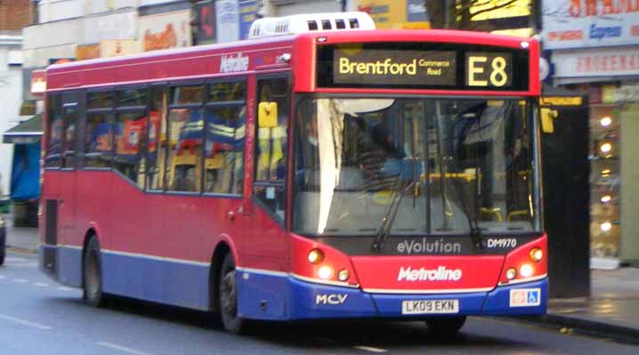 Metroline Alexander Dennis Enviro200 MCV Evolution DM970